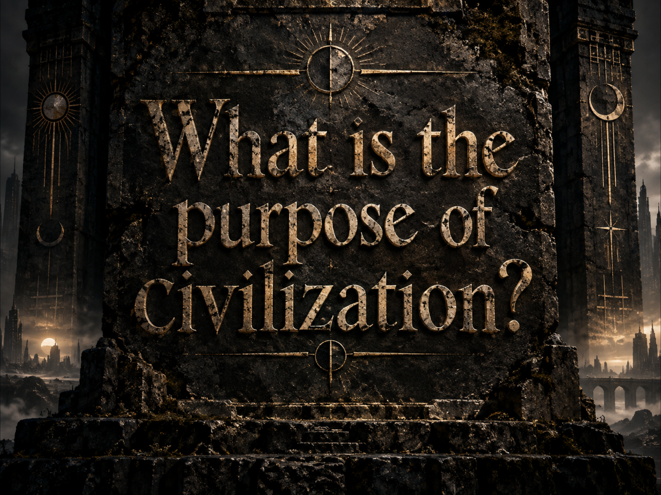 What is the purpose of civilization?