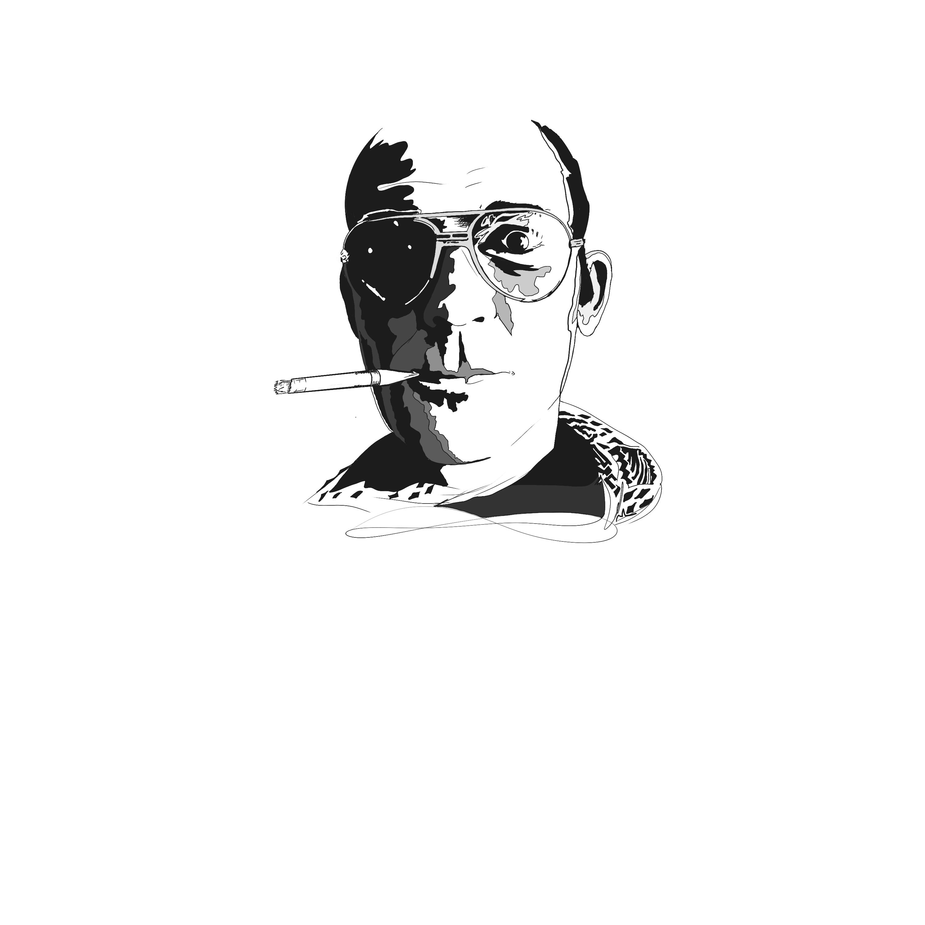 Hunter S. Thompson — open Amalia image