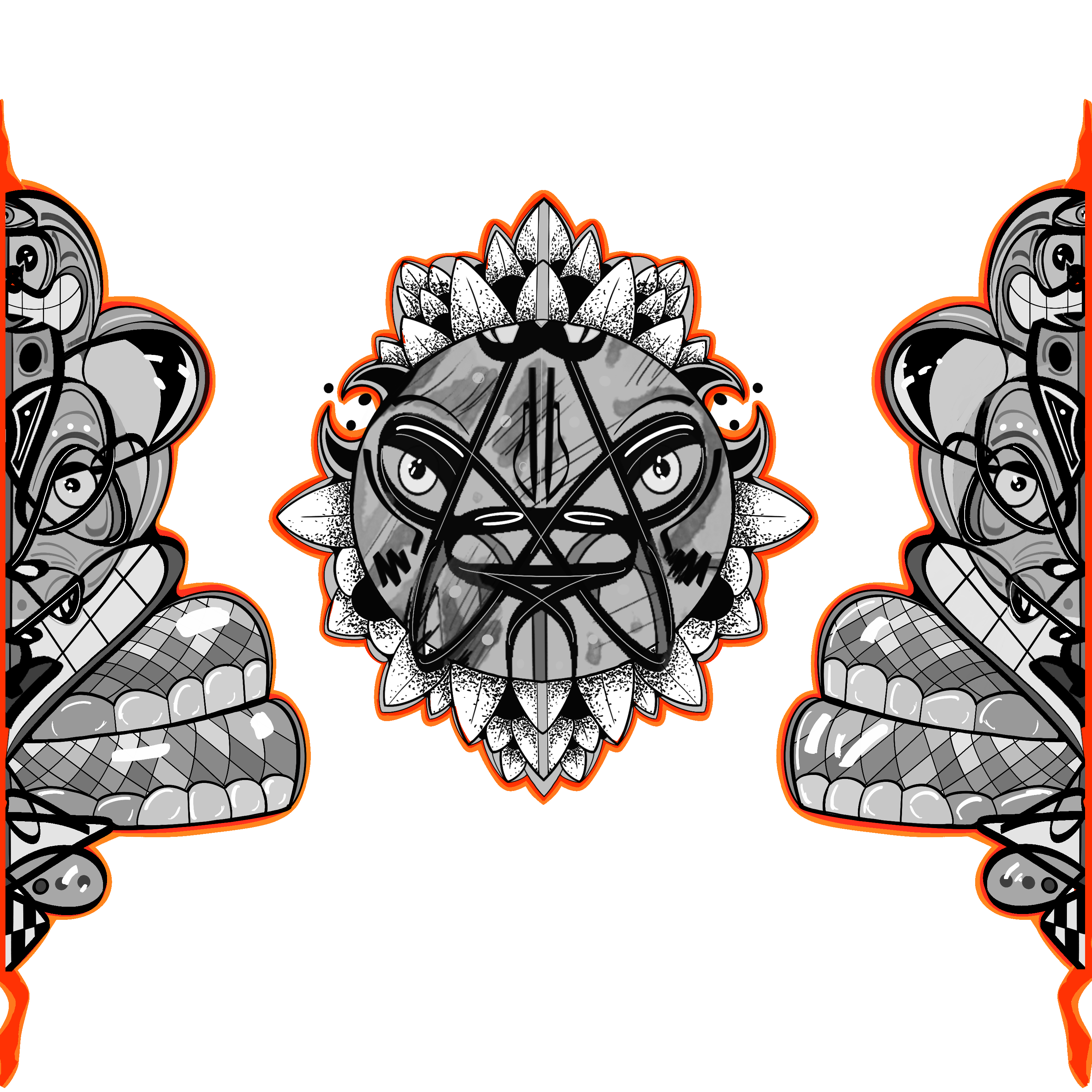 Lion and Serpent