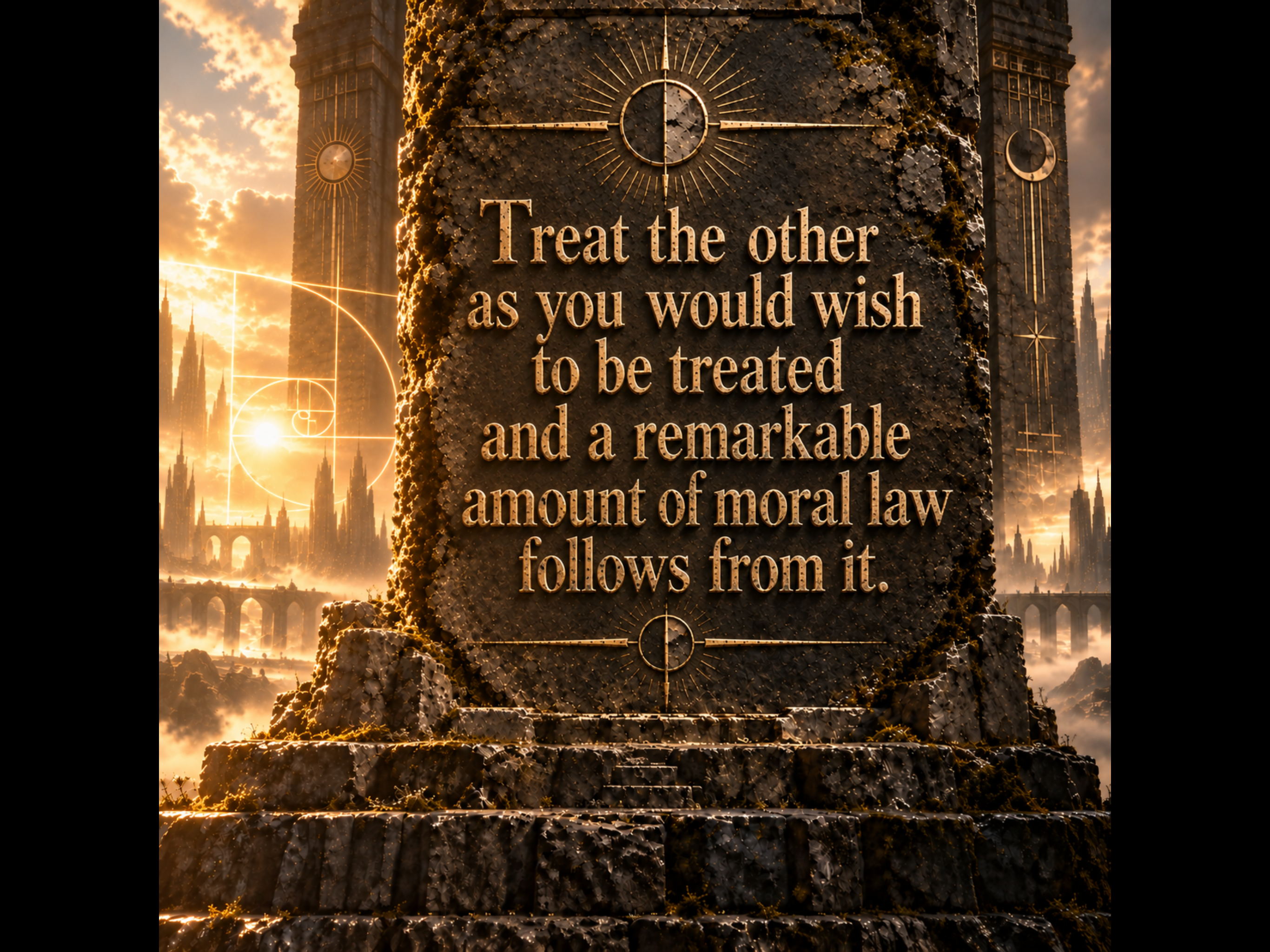 Treat the other as you would wish to be treated